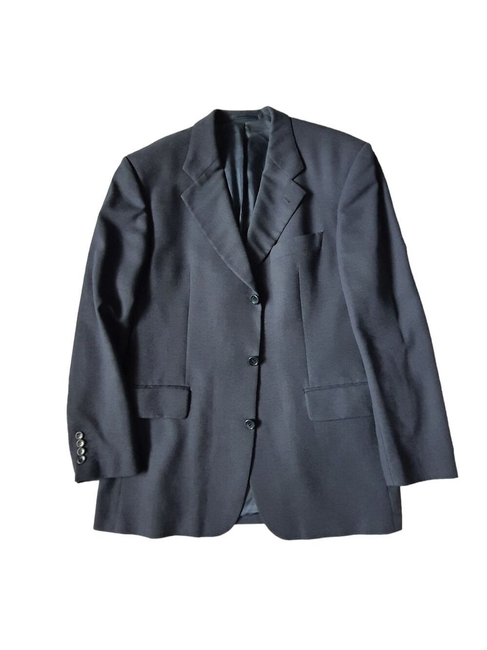 BOSS Hugo Boss Mens Artemis Blue Sport Coat Jacket Notch Lapel